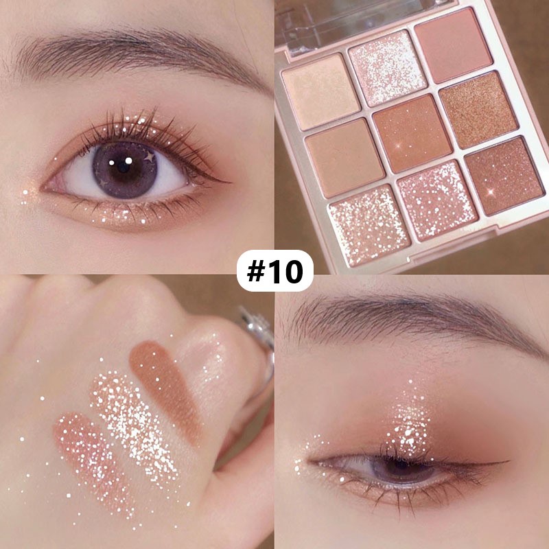 DIKALU DKL-901 EYESHADOW HIGHLIGHTER 9 COLORS BLOOMING-#10