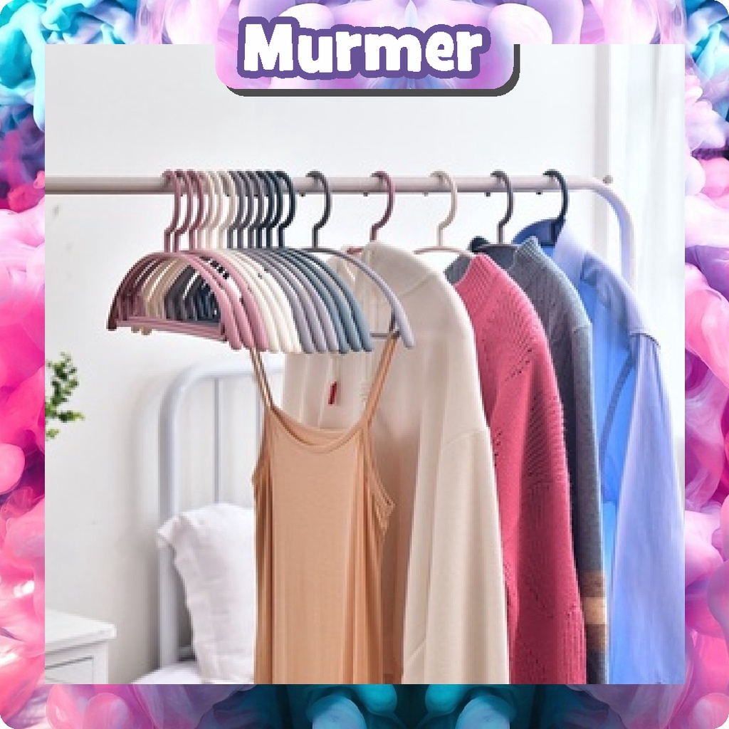 MurmerOfficial R672 R684 Hanger / gantungan baju Plastik/Gantungan / gantungan plastik / gantungan warna