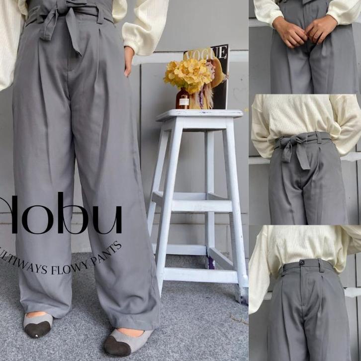 Terbaik NOBU - Kulot Flowy BISA BANYAK STYLE