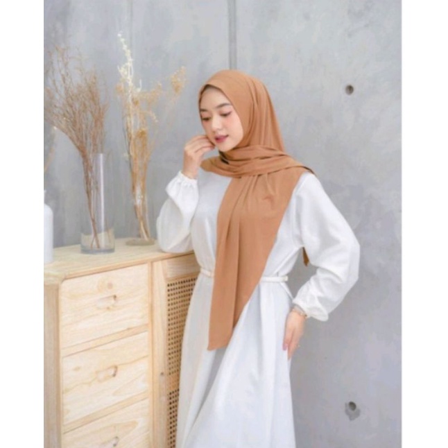 Hijab Instan Segitiga Jersy | Segitiga Instan Malay Jersy | Pashmina instan Oval jersy premium