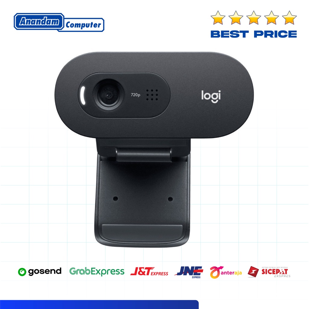 Logitech C505 HD 720p Webcam with Mic C505HD Web Cam