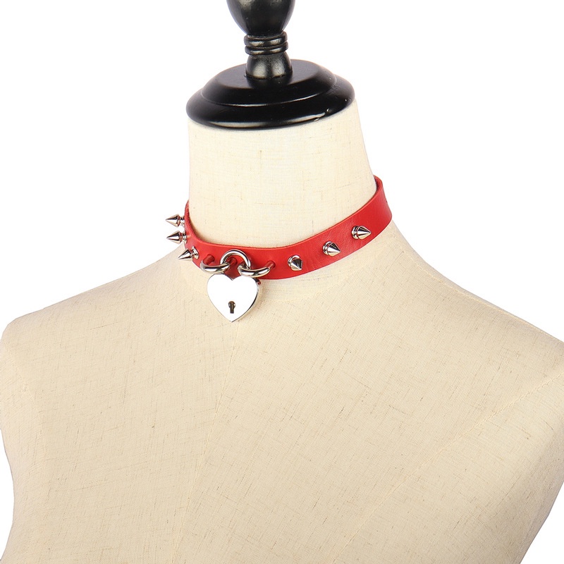 Kalung Choker Handmade Bahan Kulit Gaya Harajuku Untuk Wanita