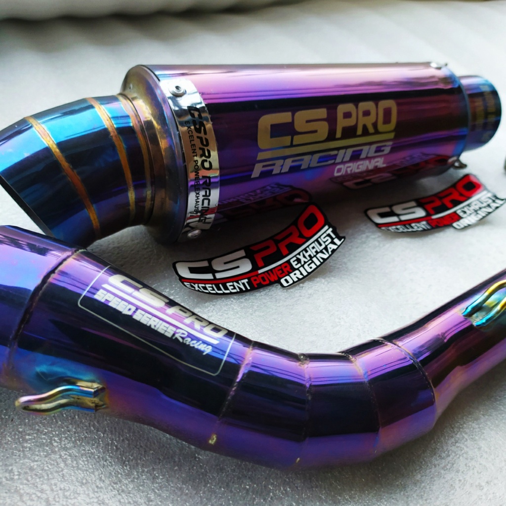 TERBARU knalpot CS PRO original NMAX aerox pcx beat scoopy genio beat new 2020 fullsystem termurah