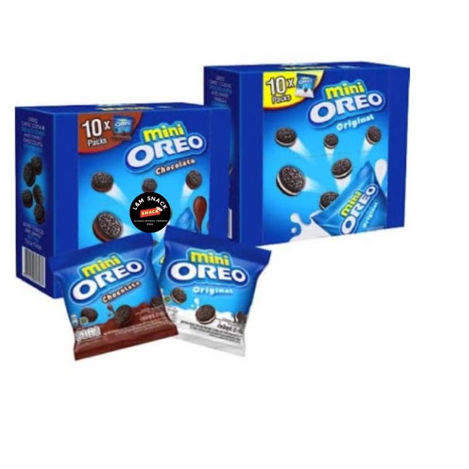 

BEST SELLER ☆ Oreo Mini Pouch Rasa Coklat/Stroberi/Original Isi 10 Sachet``