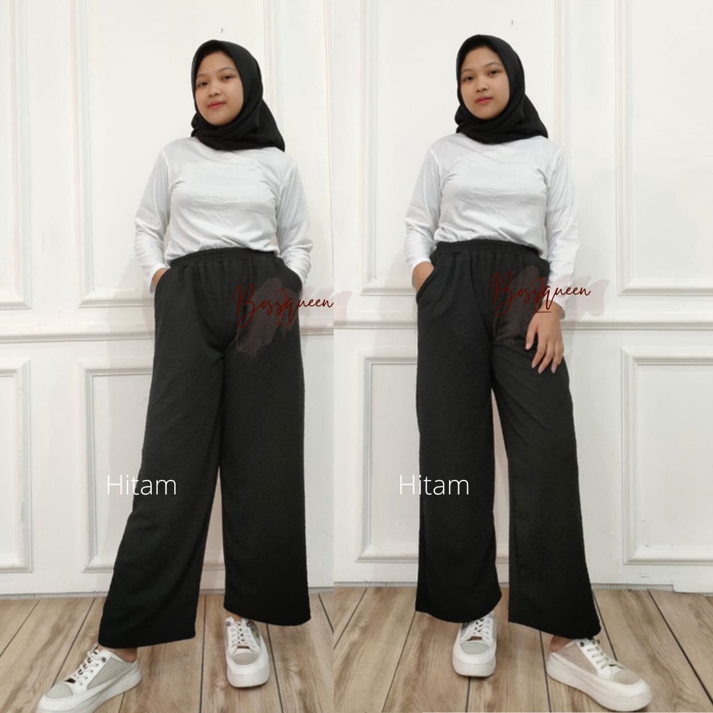 CELANA KULOT WAFLE AIRFLOE RUBY PREMIUM / CELANA KULOT HIGHWAIST