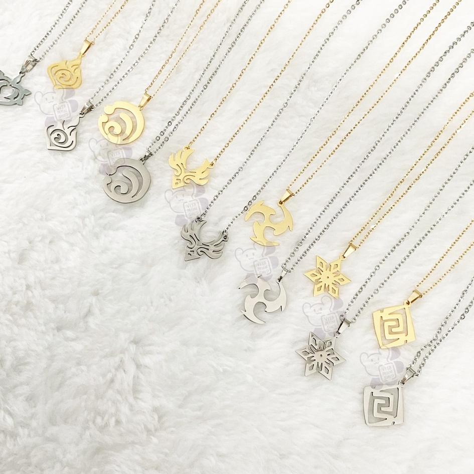 Barang Pilihan.. Genshin Impact Vision Necklace / Kalung (anti karat)