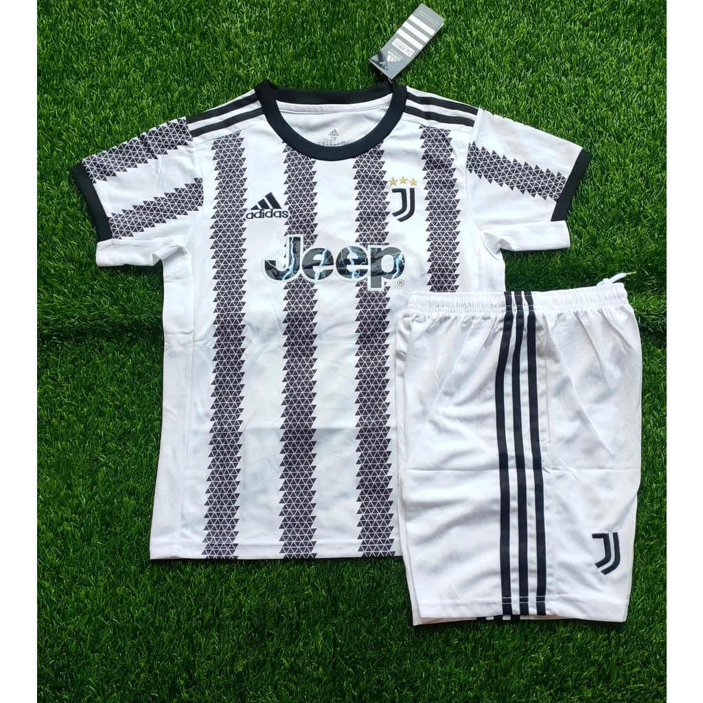 Baju Bola Anak Juventus Home 2022 2023 Grade Ori Import Setelan Jersey Anak Kids Fullset Satu Set Us
