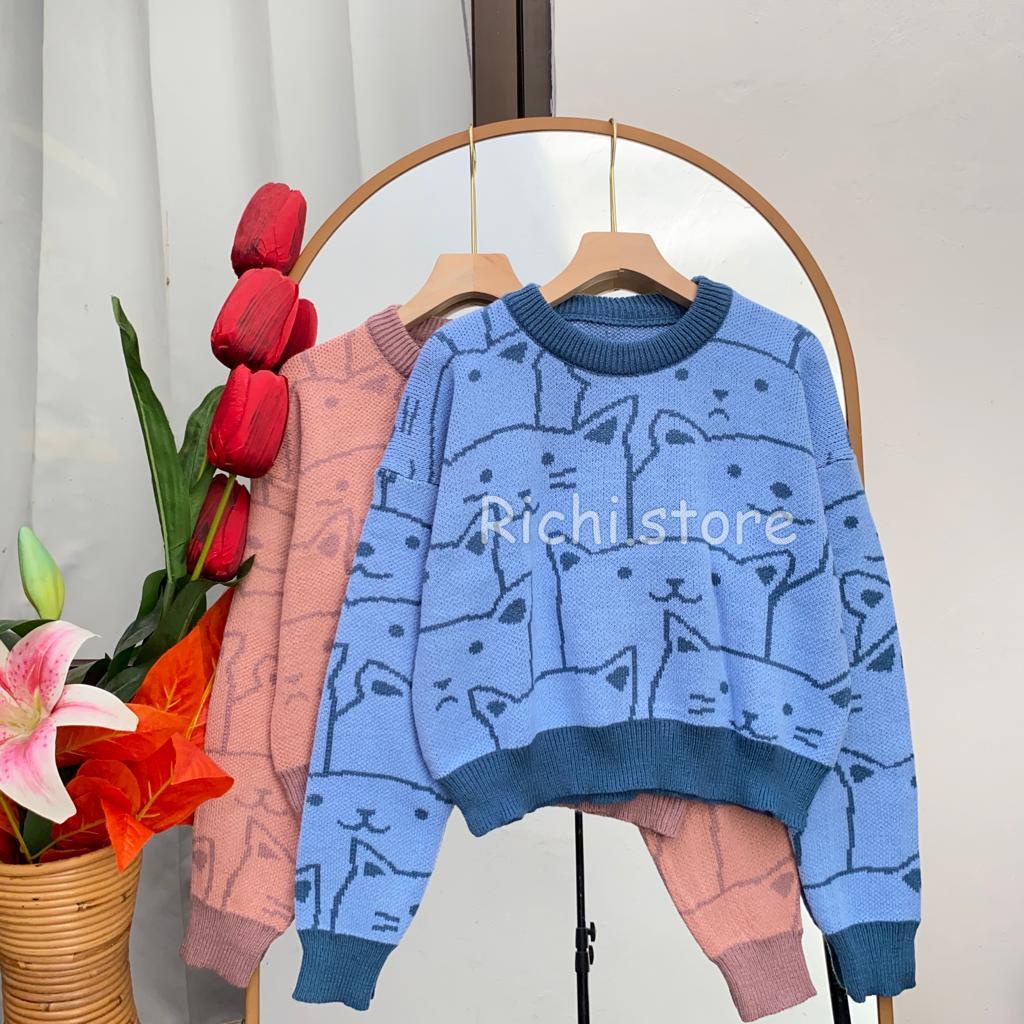 KATY SWEATER CROP PREMIUM