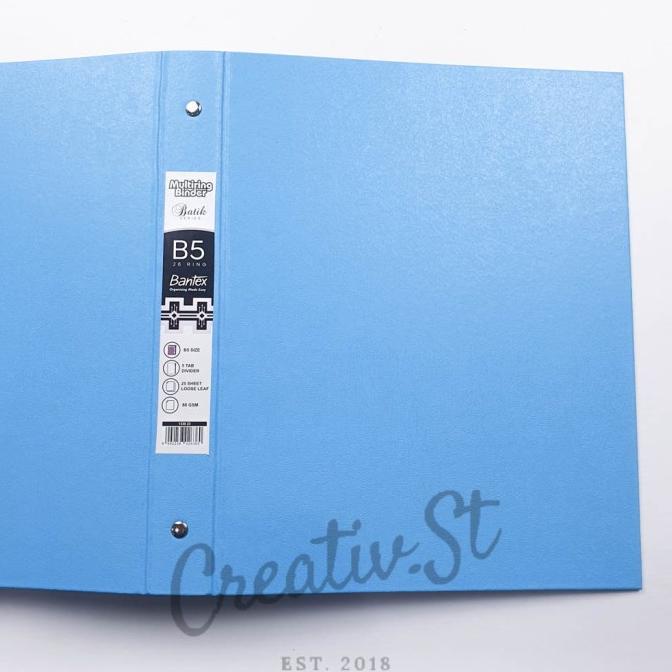 

Bantex Binder B5 Pastel 26 Hole 1336