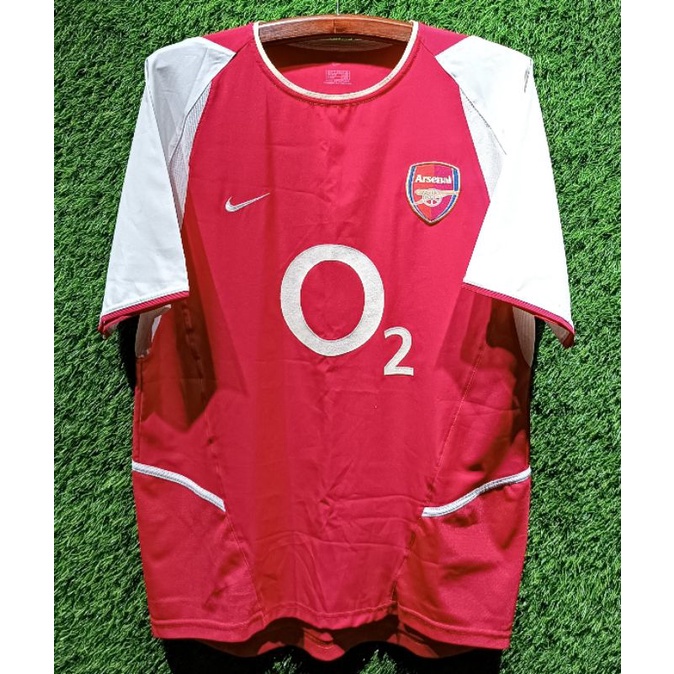 Jersey Arsenal Original 2002 2003 Home