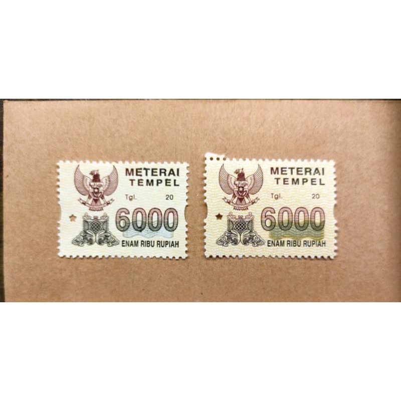 MATERAI 6000 TAHUN 2003 2004 2005