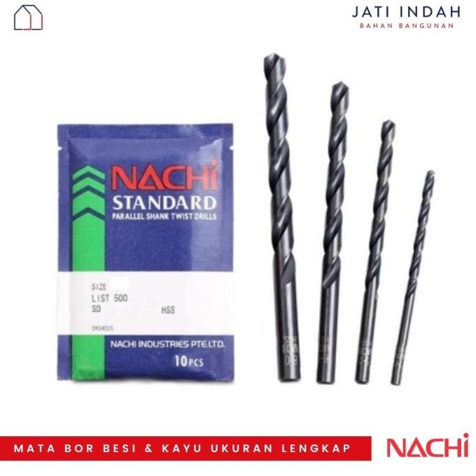 =+=+=+] Mata Bor untuk Besi & Kayu NACHI Original Drill Bit Ukuran Lengkap