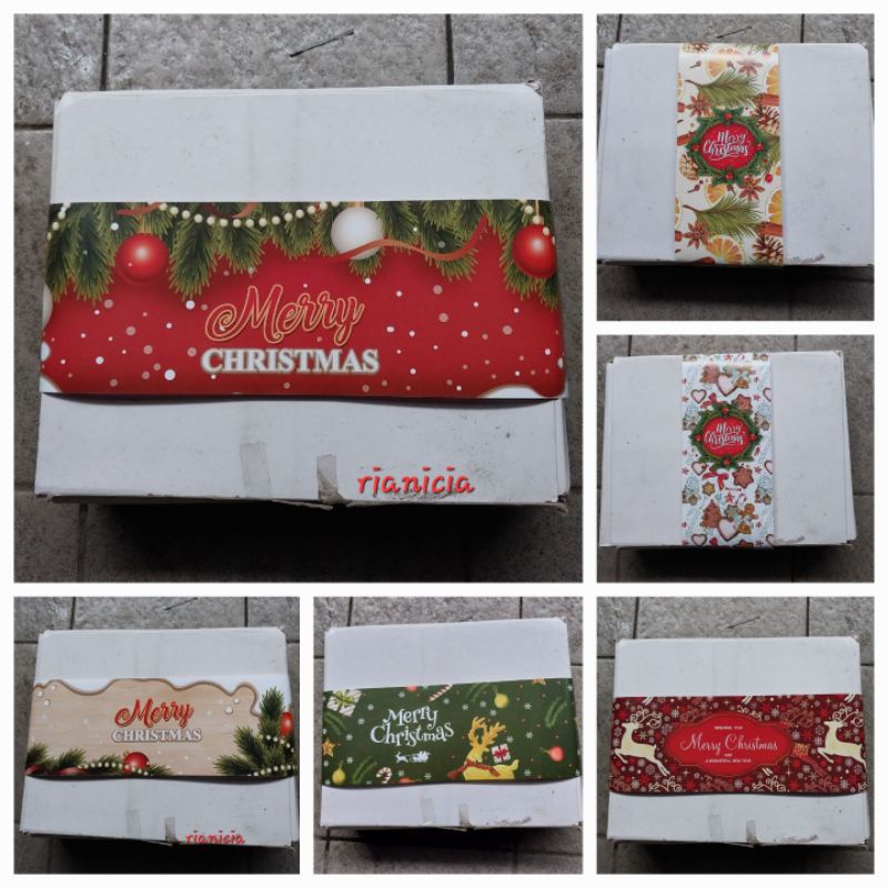 

5 LEMBAR PAPER BELT PITA NATAL/CHRISTMAS/SANTA CLAUS/XMAS