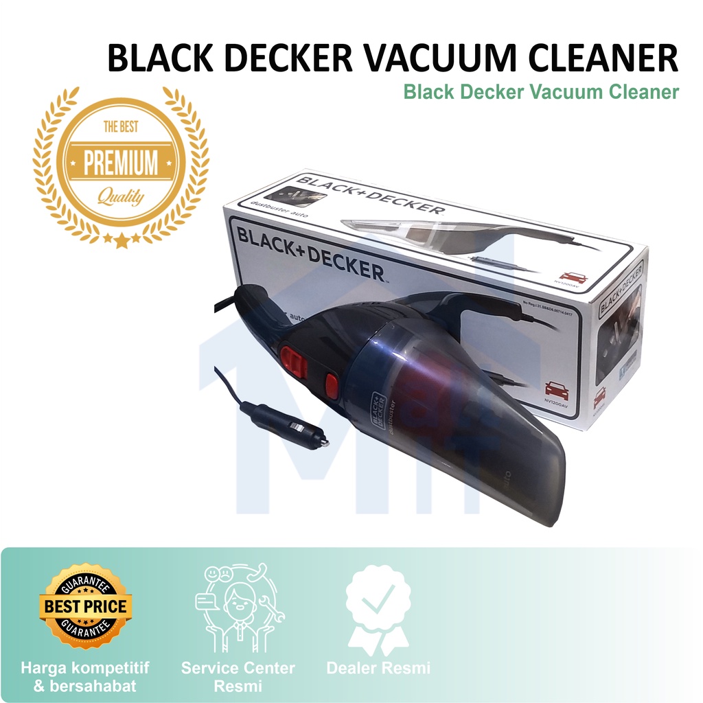 BLACK AND DECKER VACUUM Cleaner Dry NV1200AV 12 V DC UNTUK MOBIL
