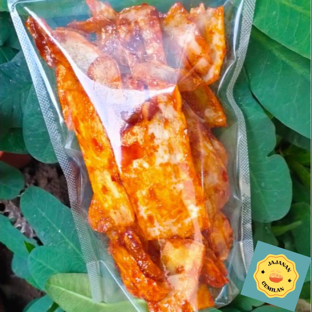 

Keripik sanjai singkong balado pedas manis 250gram