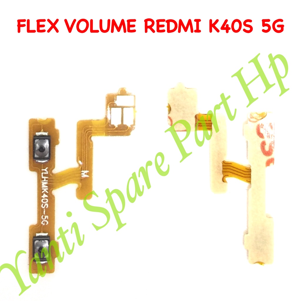 Flexible Volume Xiaomi Redmi K40S 5G Original Terlaris New