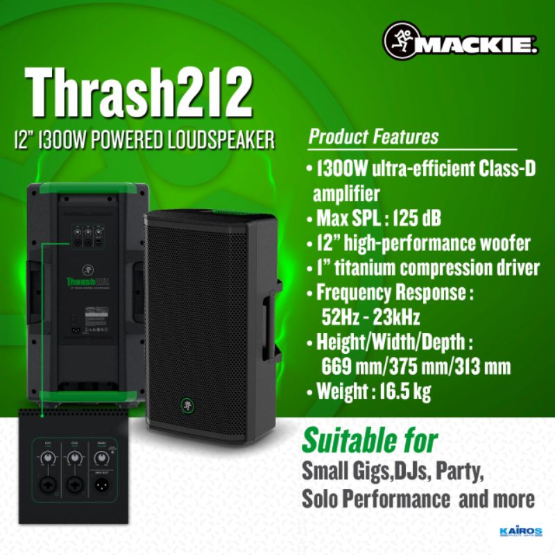 SPEAKER ACTIVE MACKIE THRASH 212 / MACKIE THRASH212