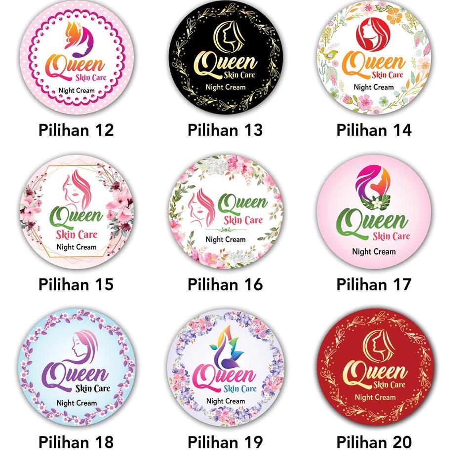 

ニ 150 pcs stiker label Skincare / label skincarel / Stiker Pot Cream / stiker cream BIG SALES 2993 ☀