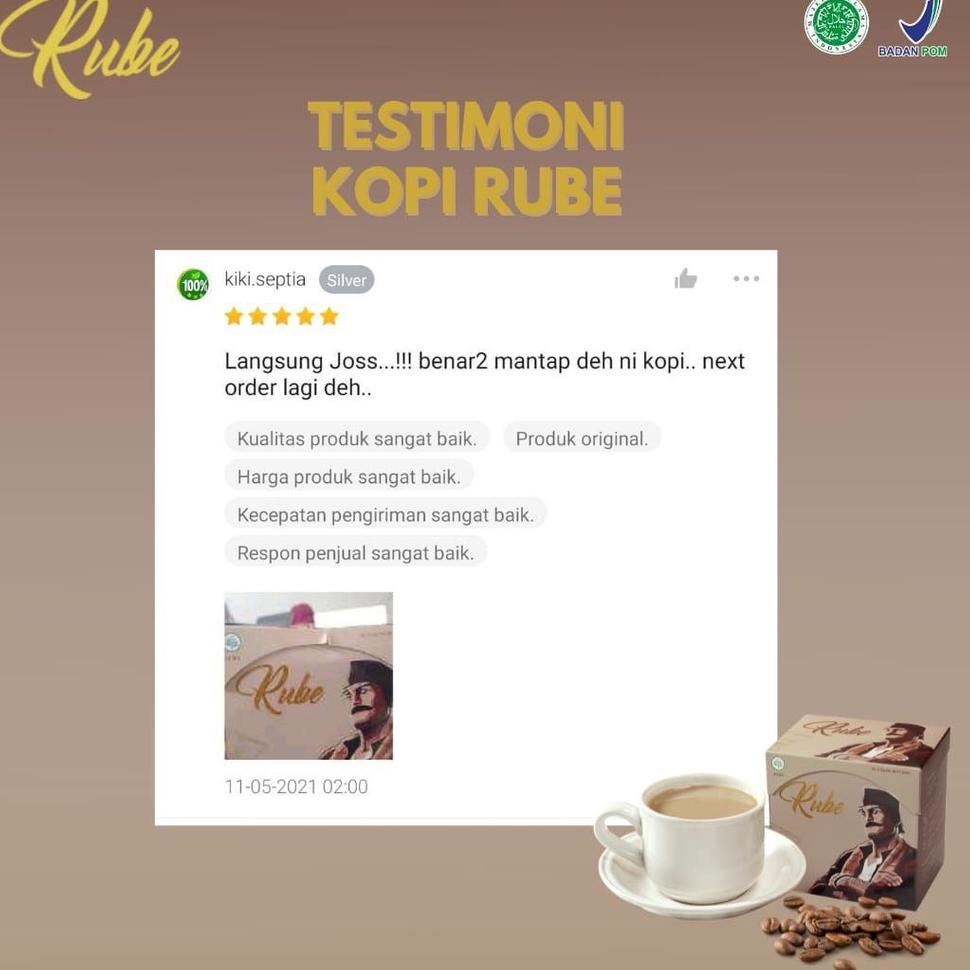 

10.10 SALE Kopi Rube Sachet Asli Resmi BPOM | Kopi Herbal gas !!