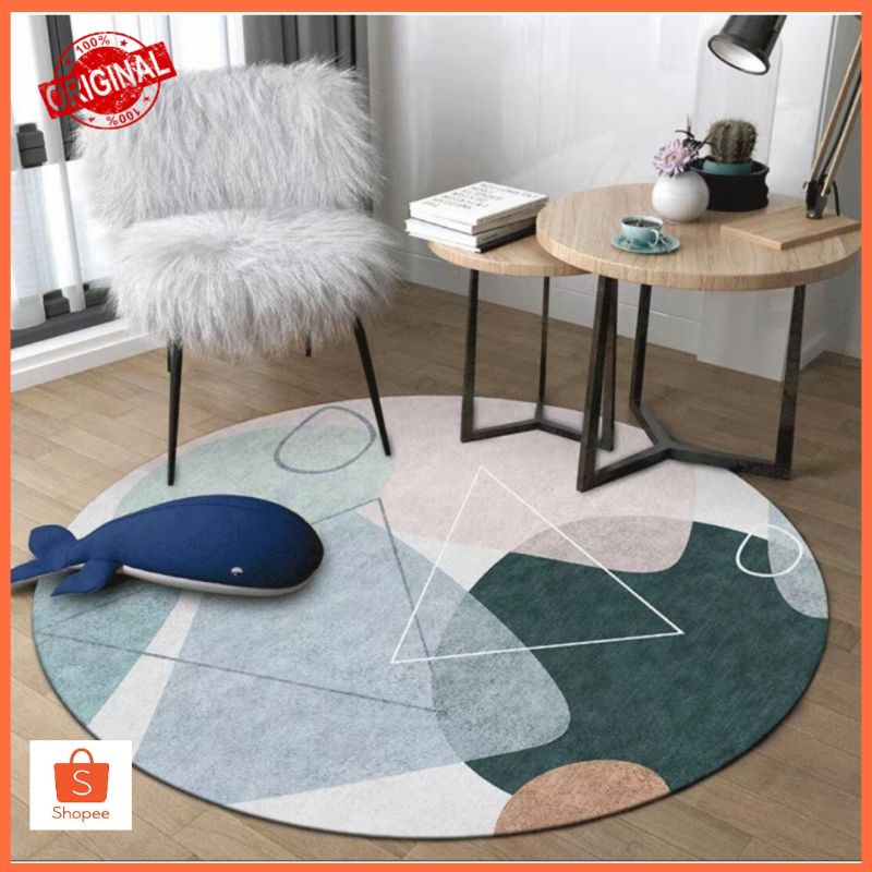 [COD]Karpet ruangan | Karpet bulat anti slip | Karpet ruang tamu