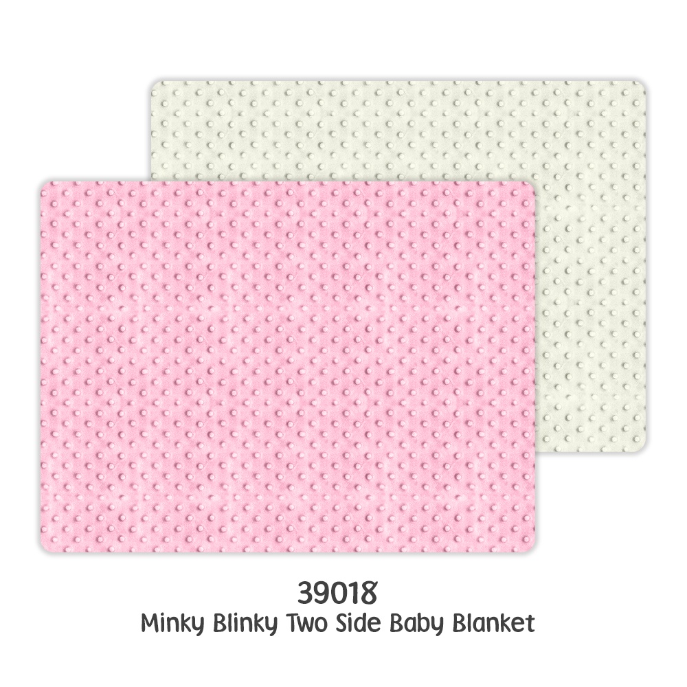 Kiddy Selimut Bayi 2 Sisi / Minky Blinky Two Side Baby Blanket / 39018