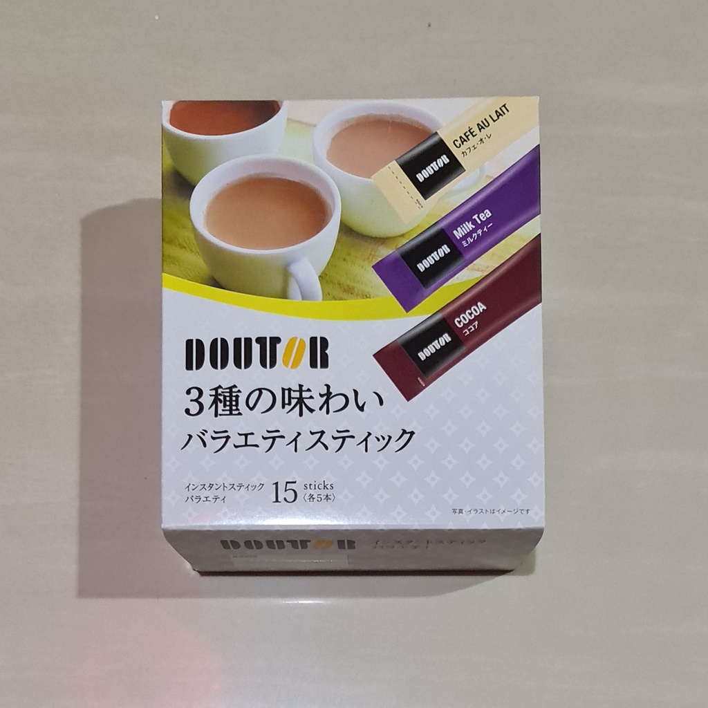 Doutor Coffee 3 Kinds of Flavors Variety Stick 15 Sachets