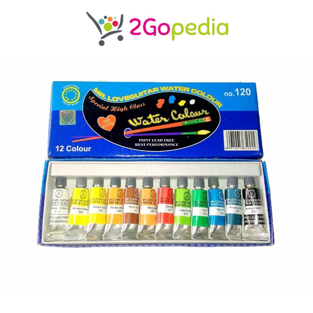 

Cat Air / Water Colour Love Guitar 12 Warna No.120 Grosir Murah Atk