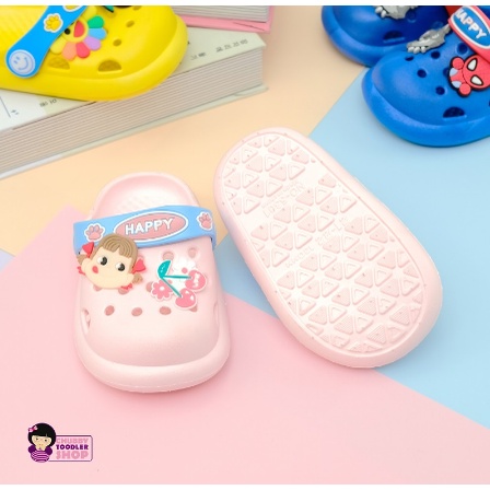 Chubby Glory SH2140N Sendal Bapao Sendal Slip On Karakter Kartun Sendal Anak Baim Baby Kartun Lucu Elastis Anti Slip Usia 1-6 Tahun Ukuran 21-31