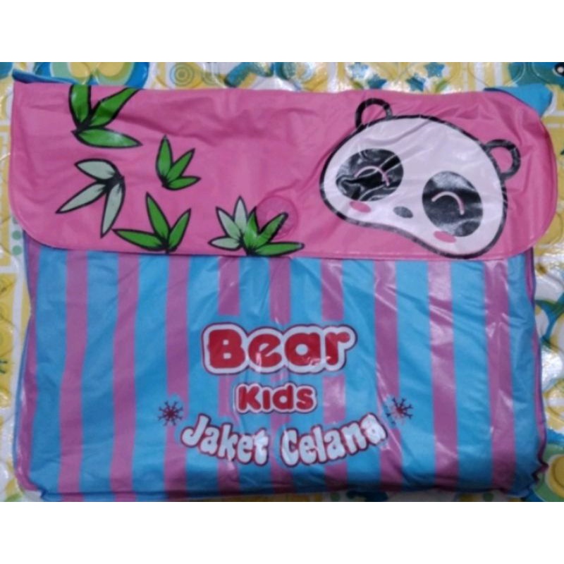 jas hujan anak jaket celana bear kid