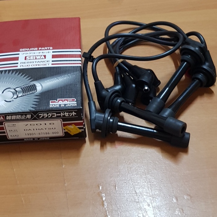 SPAREPART - Kabel Busi Set DAIHATSU ESPASS/FEROZA Seiwa Japan AKSESORIS MOBIL - OTOMATIF