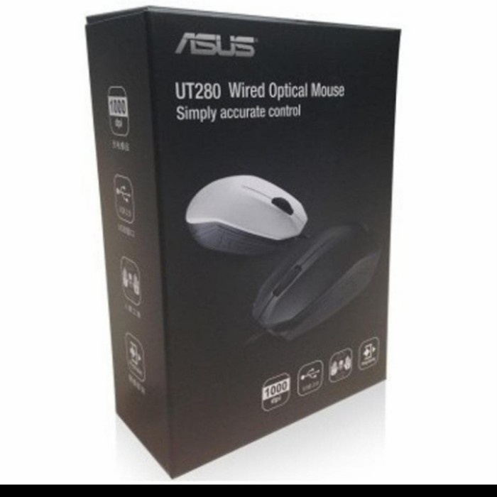 Bagus Mouse Optical Usb Mouse Asus Ut280 Kabel Hemat
