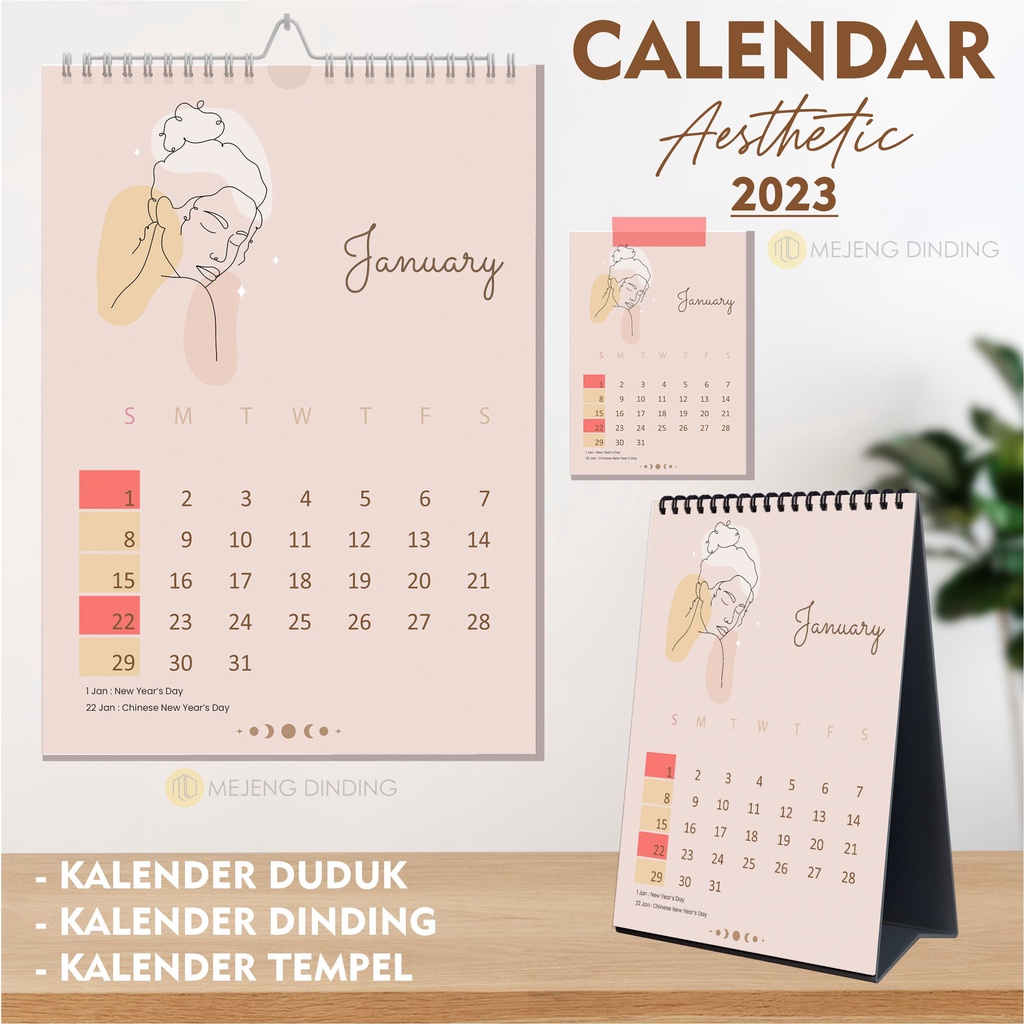 Kalender Meja 2023 Aesthetic Kado Unik Besties Kalend - vrogue.co