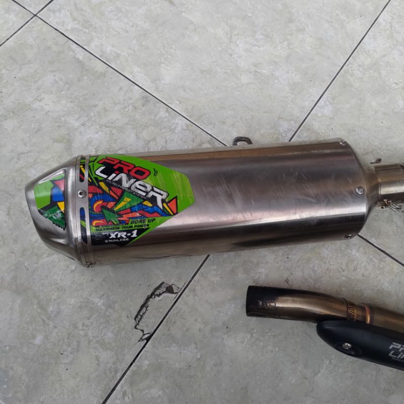 Proliner XR-1 Kawasaki KLX BF G DTracker New Bore Up XR1 XR 1 Knalpot Racing FullSystem FullSistem F