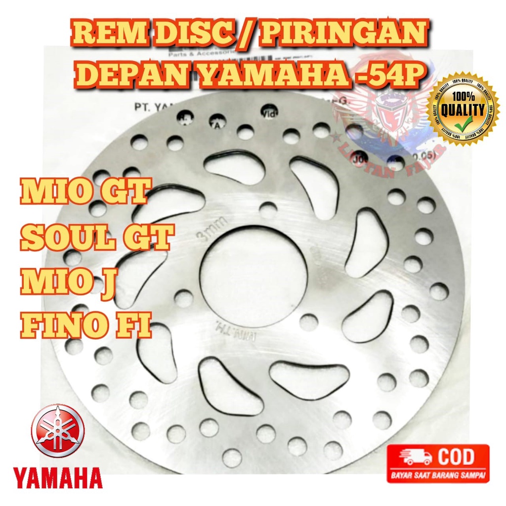ORI PIRING CAKRAM DEPAN MIO J MIO GT MIO M3 FINO FI SOUL GT X RIDE PIRINGAN REM CAKRAM KUALITAS ASLI