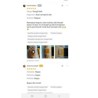 Hot - TOOL BOX TIDY TRANSPRAN / KOTAK PENYIMPANAN