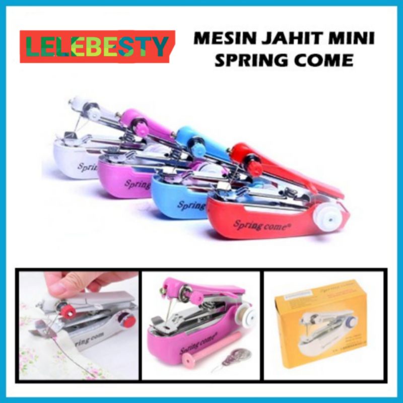 Mesin Jahit Spring Come / Mesin Jahit Mini Portable / Staples Mesin Jahit Manual