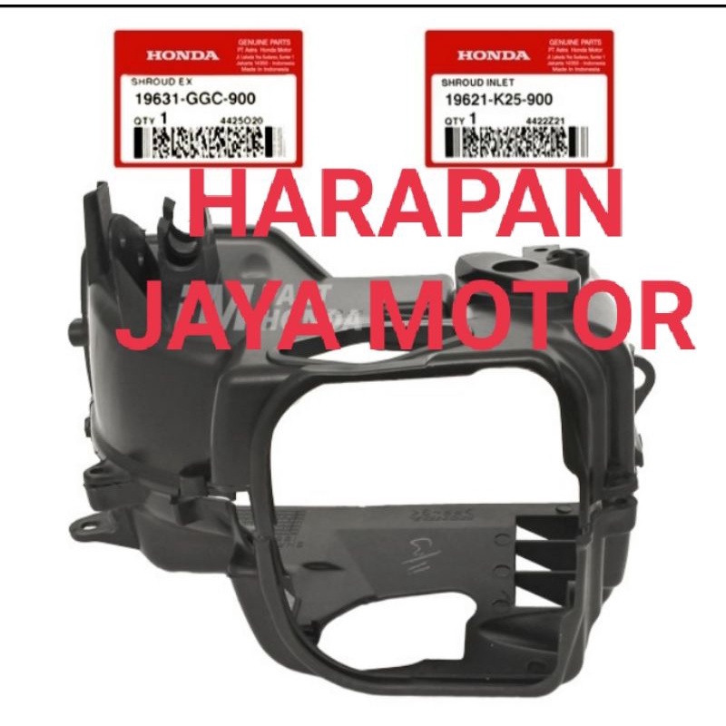 COVER PLASTIK TUTUP BLOK MESIN SET BEAT F1 SCOOPY FI VARIO 110 BEAT INJEKSI 19631 GGC 900 19621 K25 