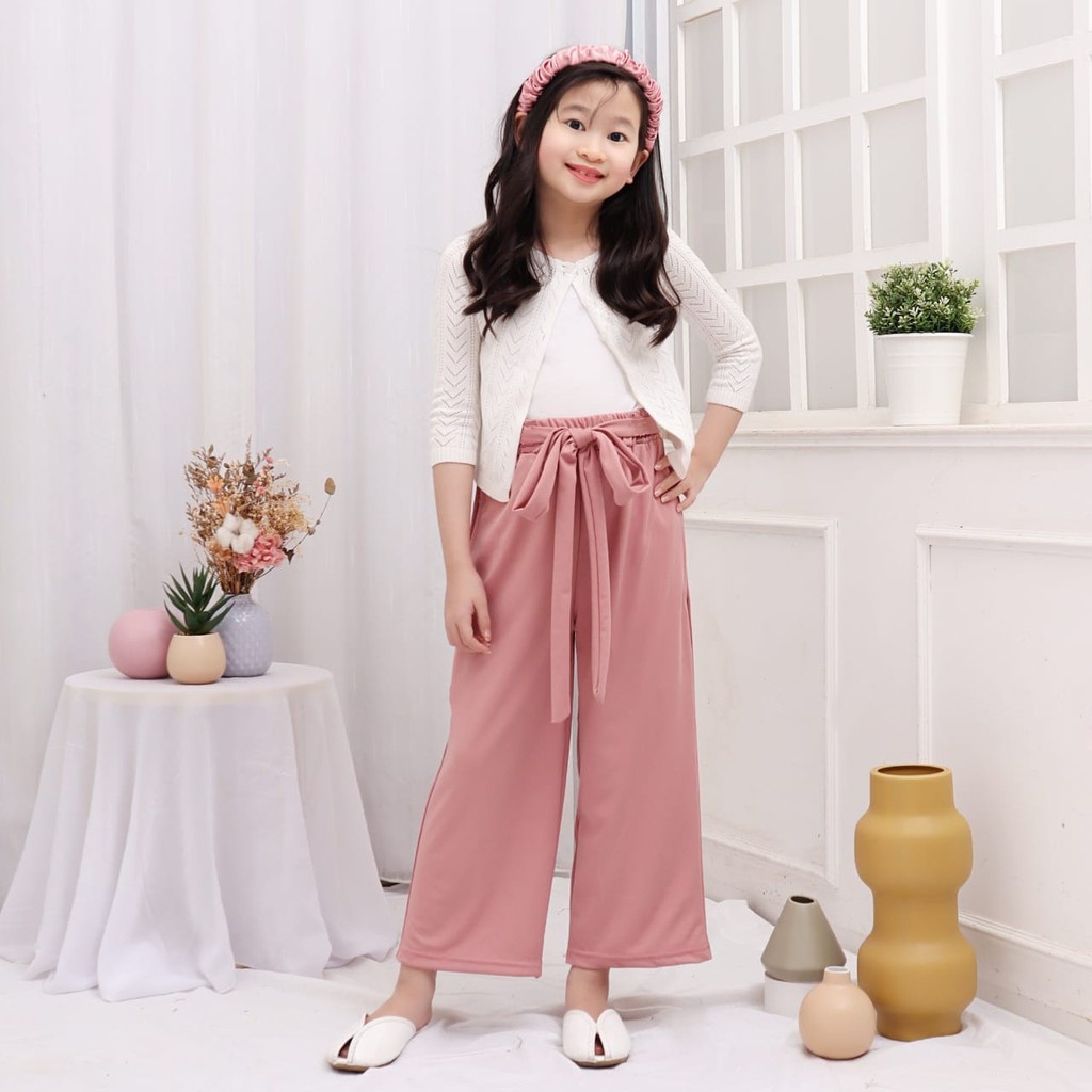 Kulot Anak Perempuan Ribon Pants Wolfis