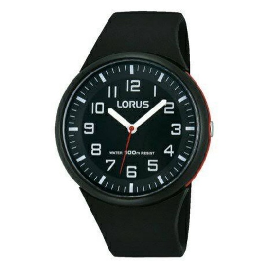 Lorus jam tangan hitam merah RRX47DX-9 | Jam Tangan Pria atau wanita