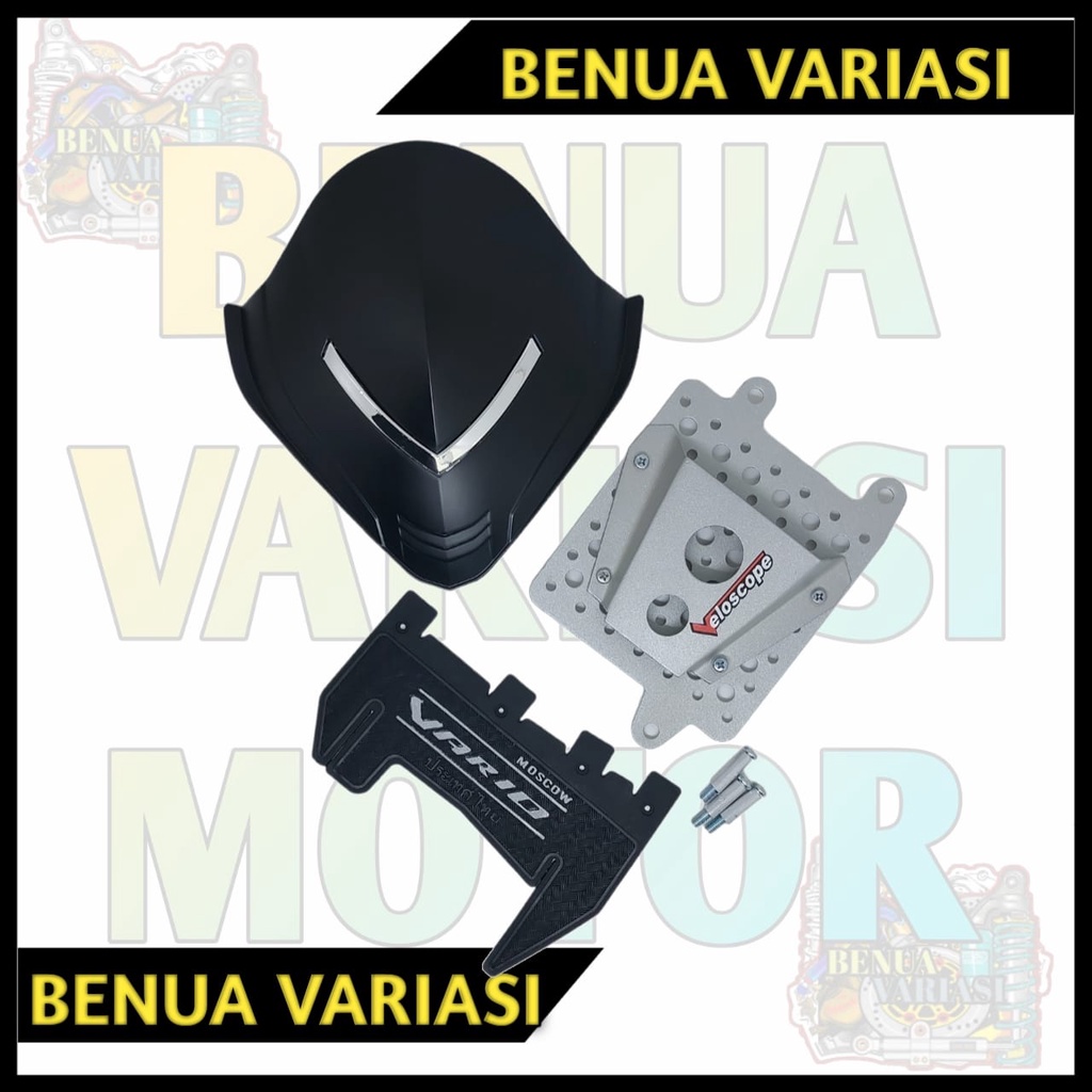 PAKETAN VISOR HONDA VARIO 125 150 MODEL LIST WARNA WINDSIL / WINGDSHIELD VARIO ALL NEW VARIO 125 150