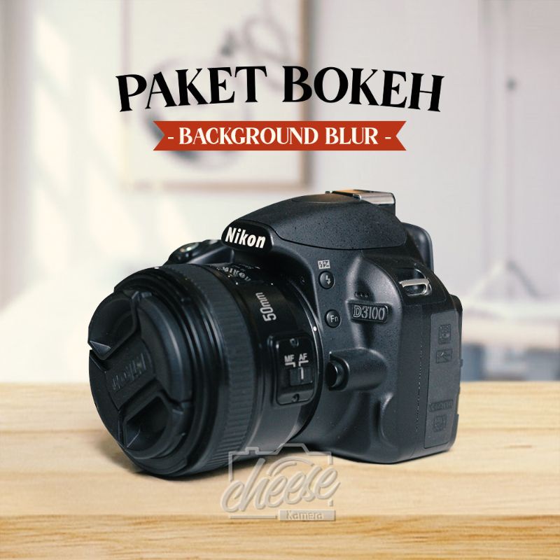 PAKET BOKEH NIKON D3100 LENSA FIX TERMURAH