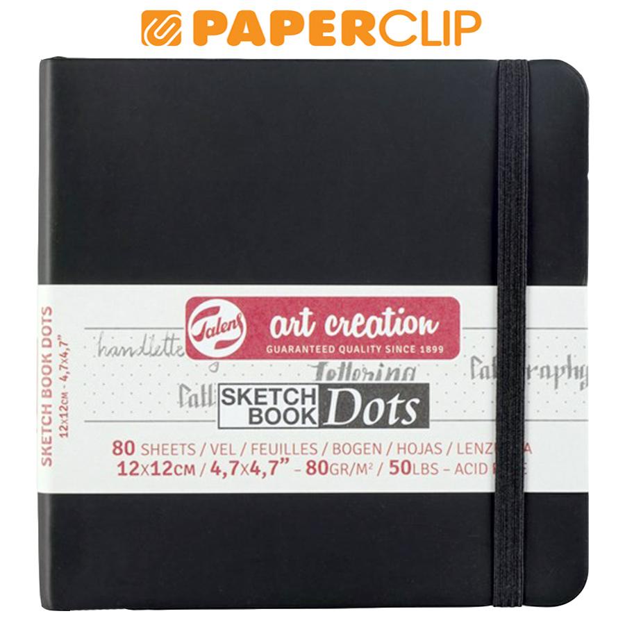 

NOTE BOOK TALENS ART CREATION 9314404M DOT-BOOK BLACK 12X12
