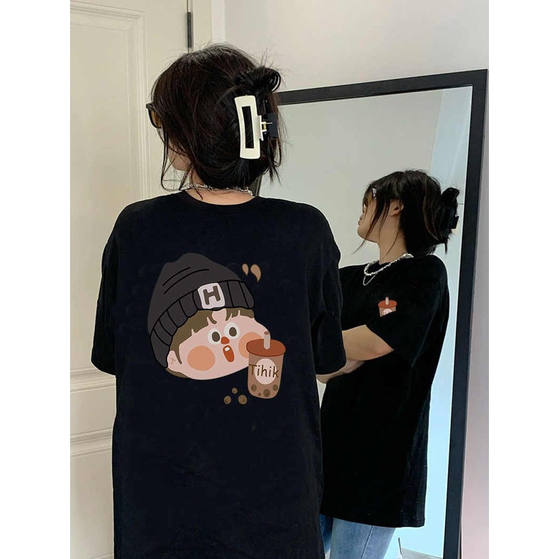 Kaos Longgar - Oversize Tee Tshirt Wanita Import Model Longgar Motif Tulsan NY NEWYORK