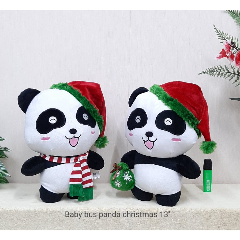 Boneka Baby Bus Panda 35cm/boneka baby panda/boneka miiu miu/kiki/boneka Panda/Animal Boneka