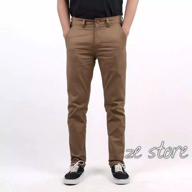 Celana panjang pria chino orginal gefaliano