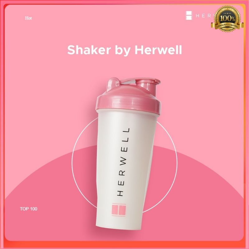 Botol Shaker Original Herwell / Tumbler Susu Minuman 400 &amp; 600 ml