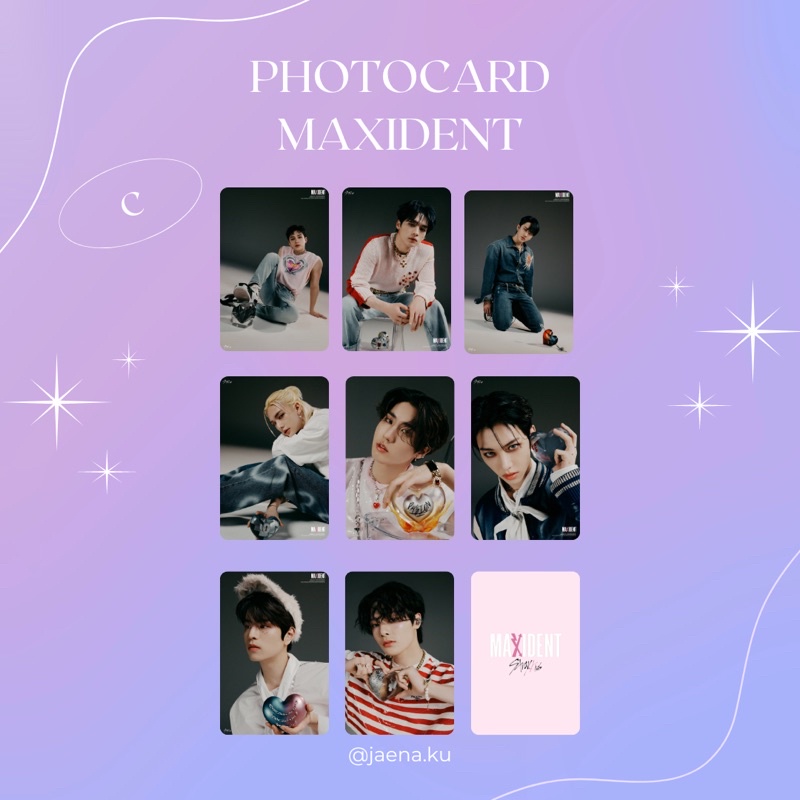 [STRAY KIDS] PHOTOCARD MAXIDENT STRAY KIDS ‼️BACA DESKRIPSI‼️