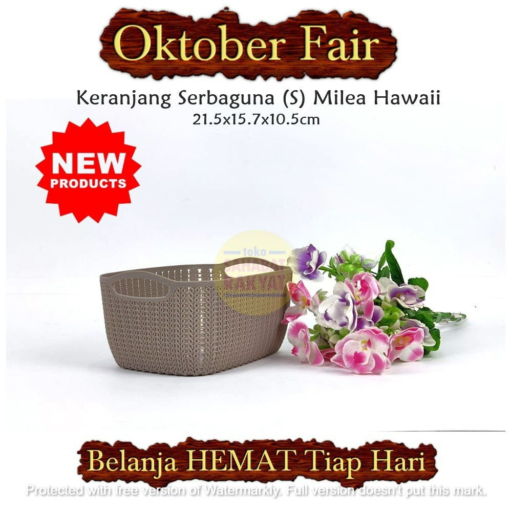 RML825B Keranjang Serbaguna Milea Hawaii (S)