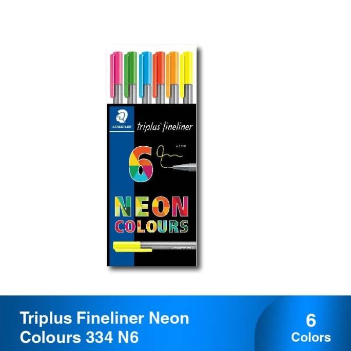 

[COD] Staedtler Triplus Fineliner Neon Colours 334 N6 PRODUK TERBATAS Kode 431