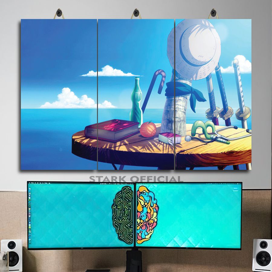 81-86 POSTER KAMAR JUMBO ANIME NAMI ROBIN FRANKY ONE PIECE 45X30 MULTI PANEL M323K/UJ9EB/ POSTER DIN
